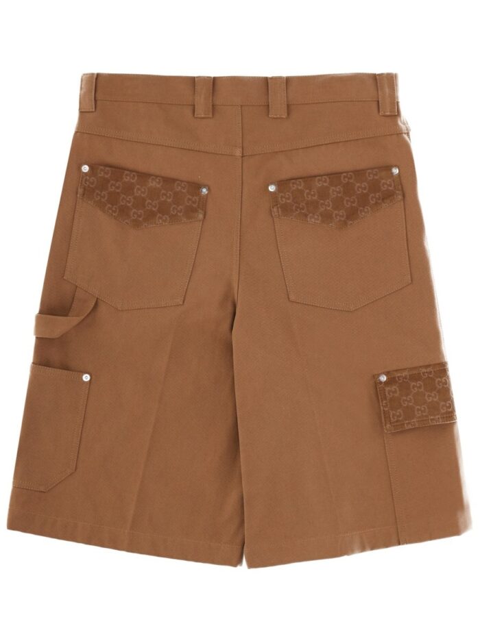 Gucci SHORTS WITH GG DETAILS