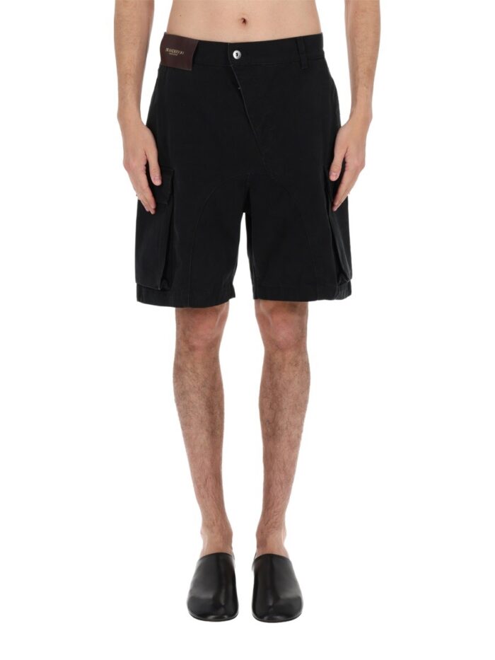 Jw Anderson Shorts With Logo Patch