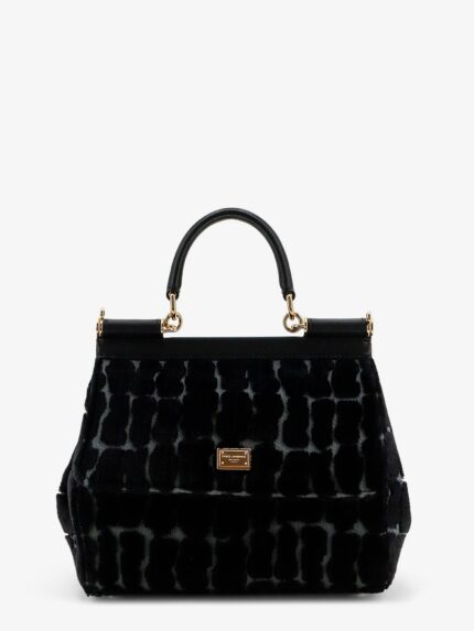 Dolce & Gabbana Sicily Velvet Handbag