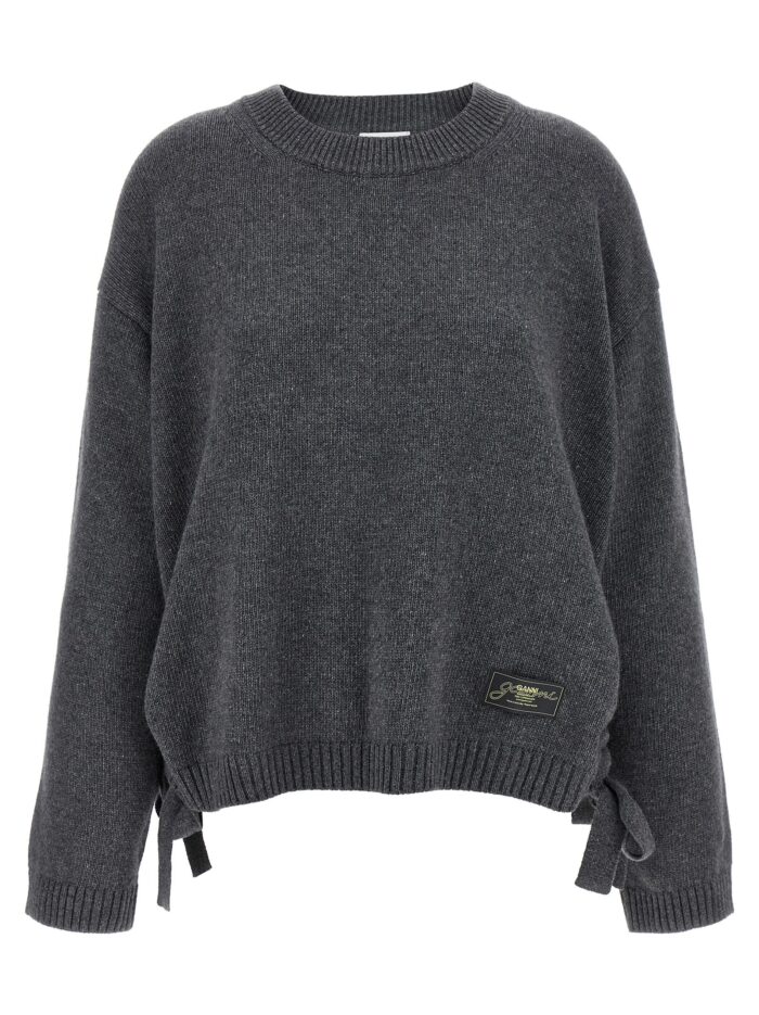 ganni side laces sweater GANNI Side Laces Sweater