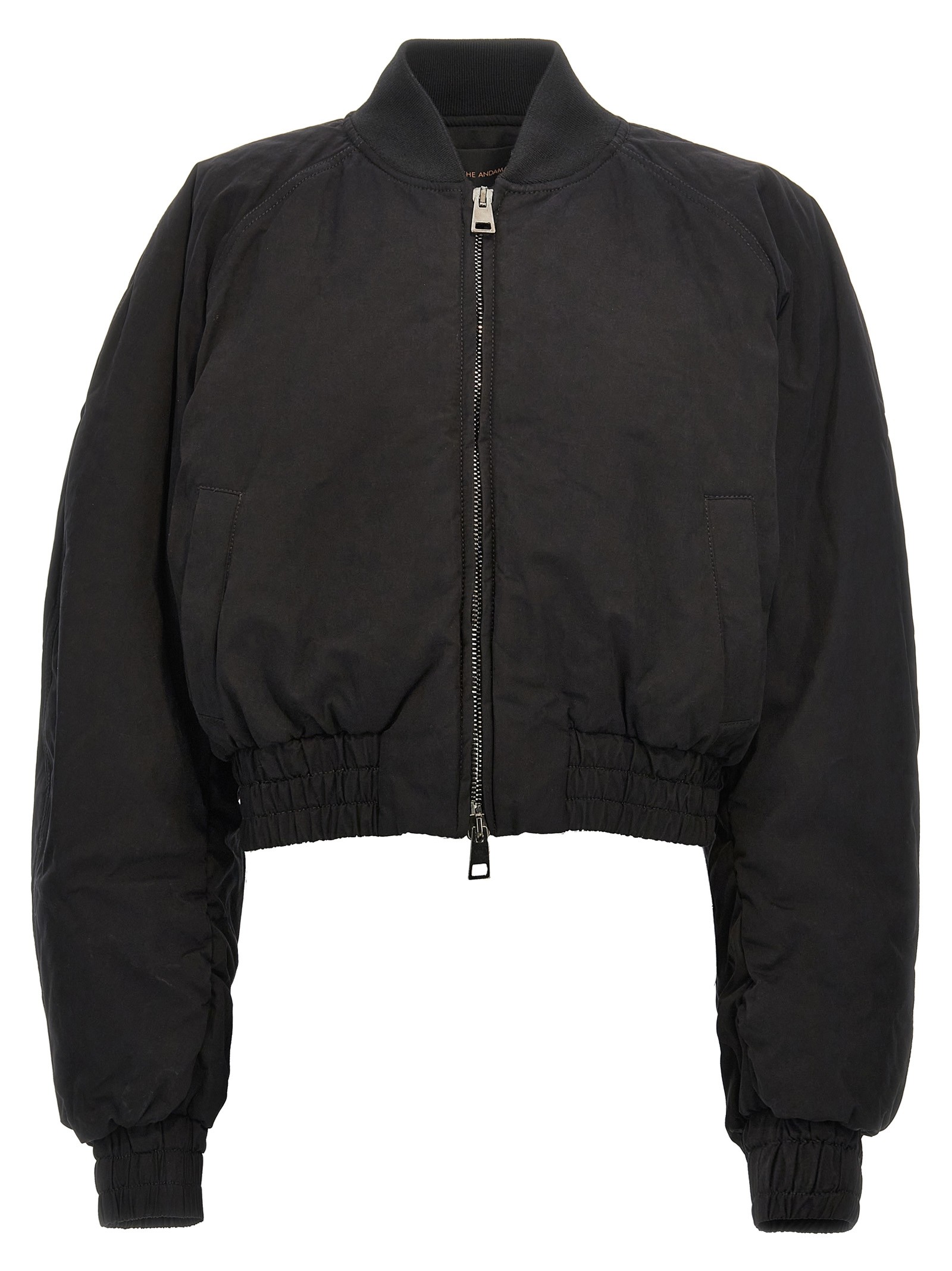 THE ANDAMANE 'Sierra' Cropped Bomber Jacket