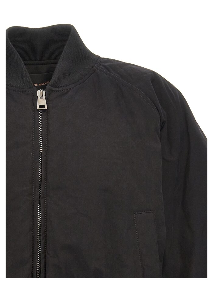THE ANDAMANE 'Sierra' Cropped Bomber Jacket