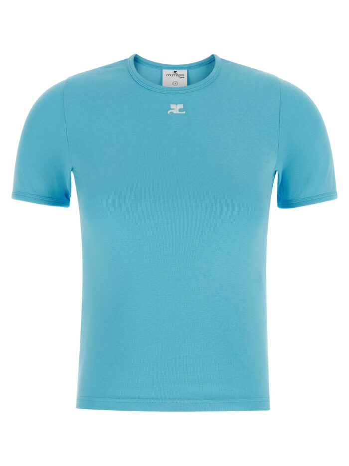 courreges 'signature contrast' t shirt COURREGES 'Signature Contrast' T-shirt