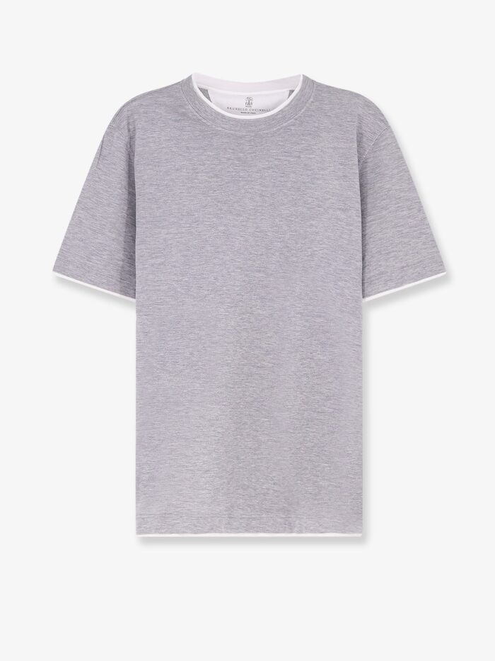 Brunello Cucinelli Silk And Cotton Blend T-shirt