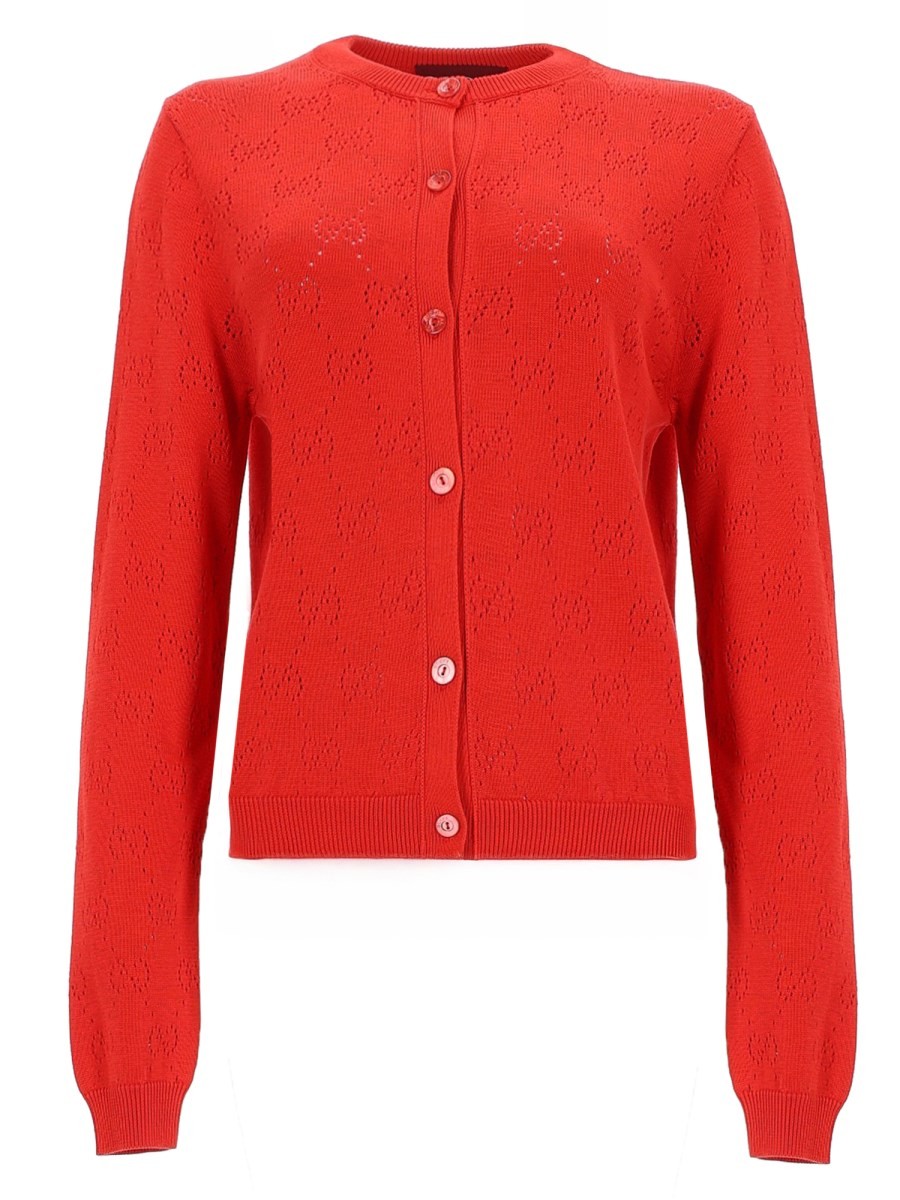Gucci SILK AND COTTON CARDIGAN