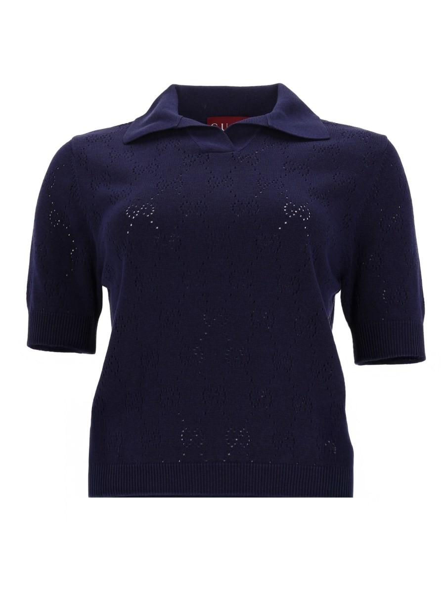 Gucci SILK AND COTTON POLO SHIRT