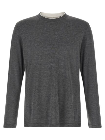 Brunello Cucinelli Silk And Cotton T-shirt