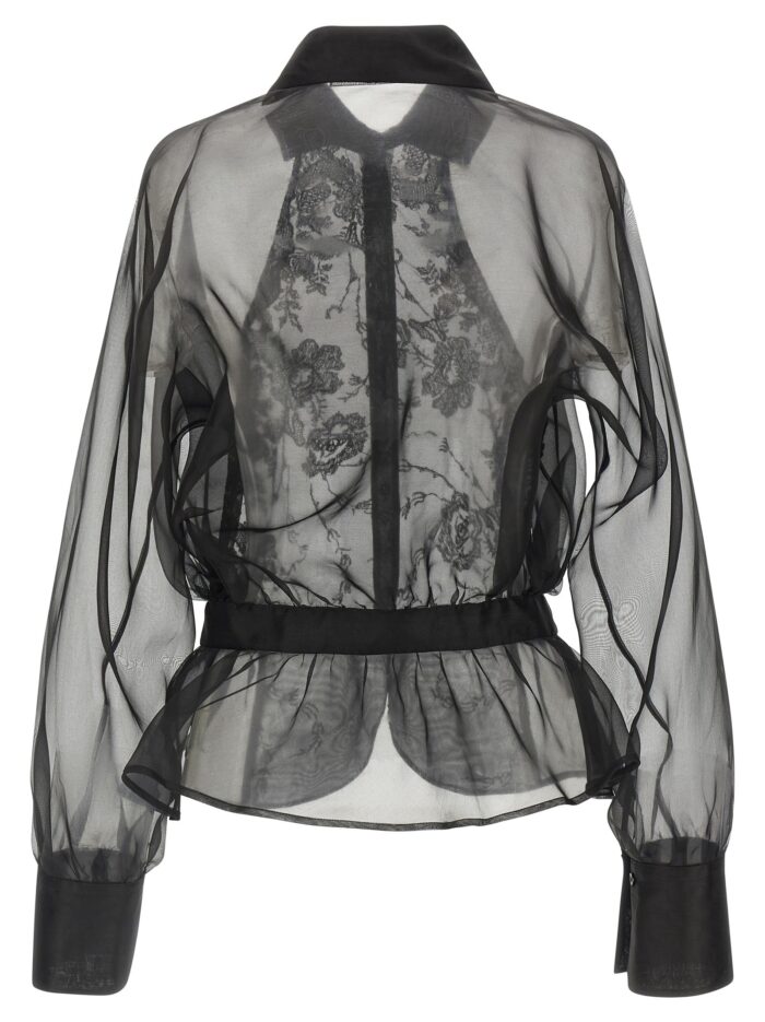 ERMANNO SCERVINO Silk And Lace Shirt