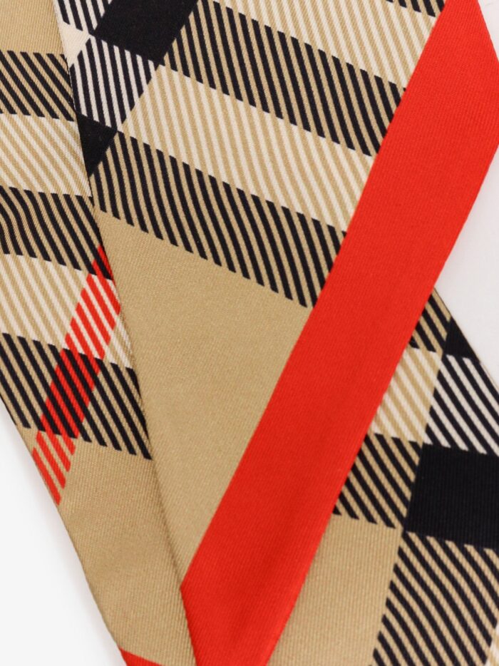 Silk Bandeau With Burberry Check Motif