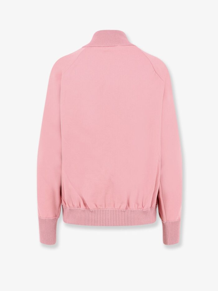 Miu Miu Silk Blend Cardigan With Embroidered Logo Patch