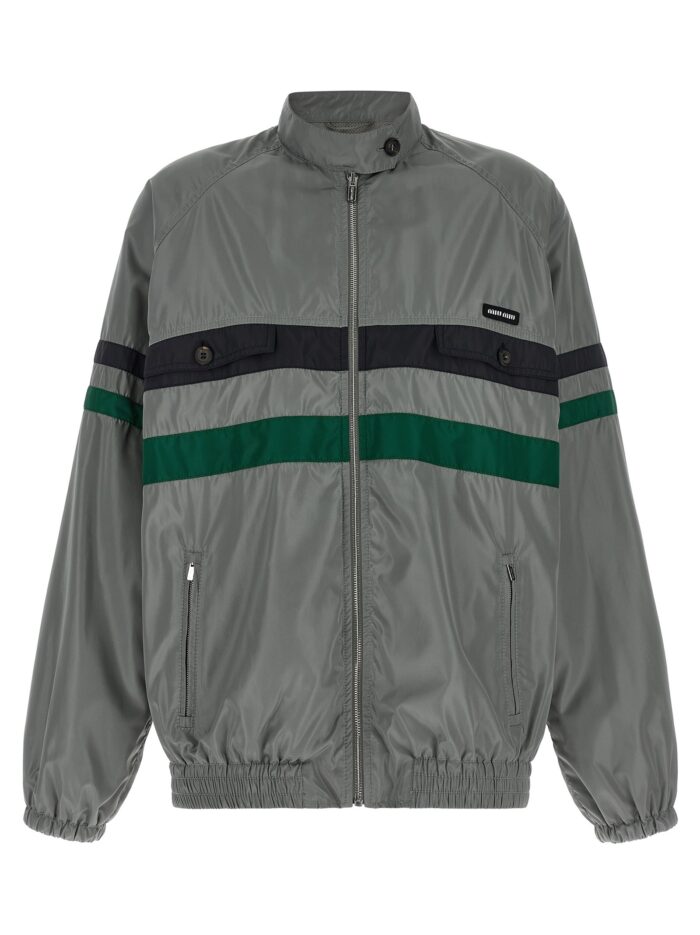 miu miu silk blouson tec Miu Miu Silk Blouson Tec