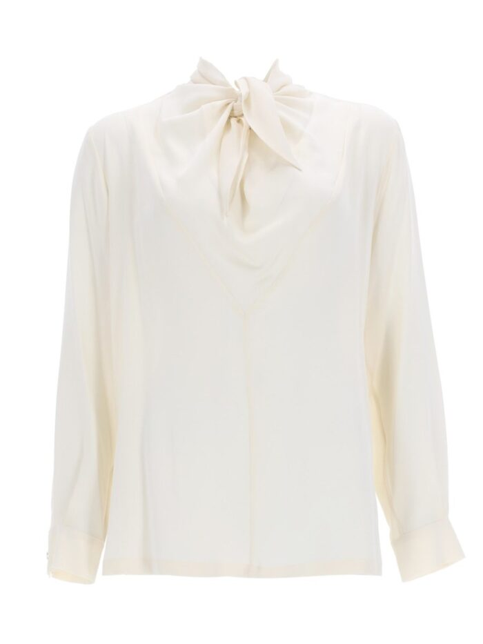 max mara silk charmeuse blouse Max Mara SILK CHARMEUSE BLOUSE