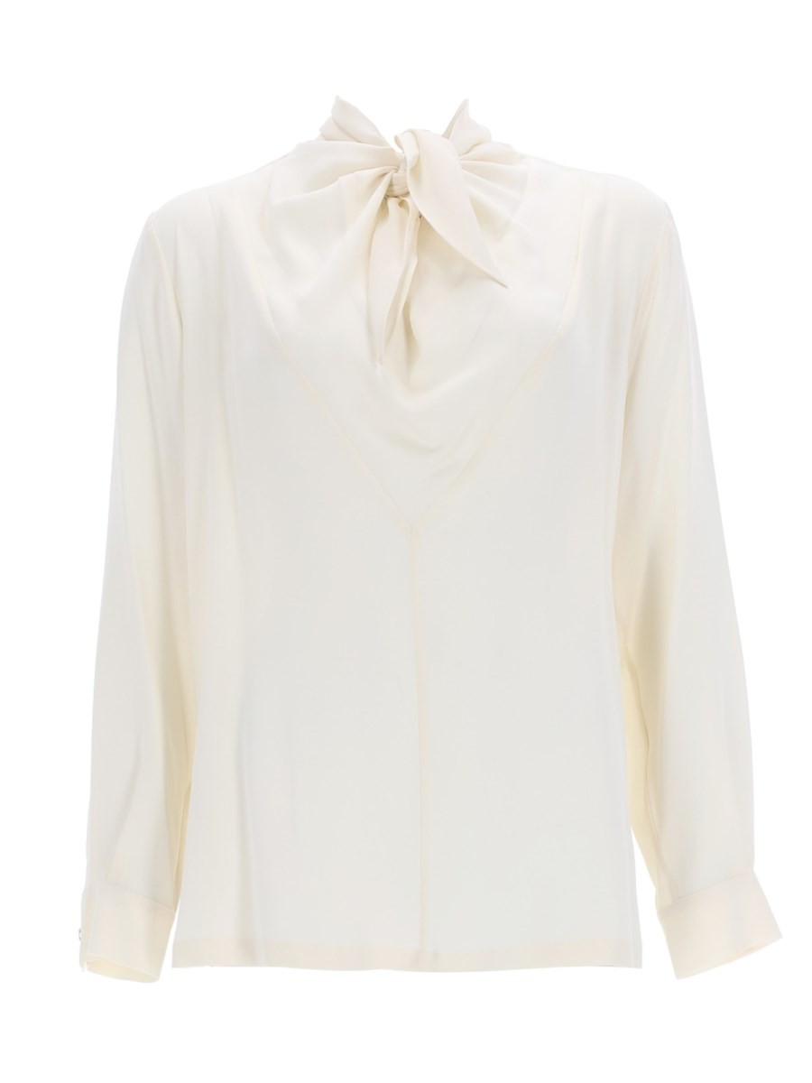 Max Mara SILK CHARMEUSE BLOUSE