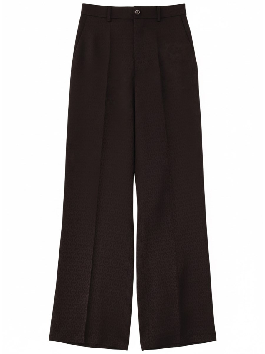 Gucci SILK JACQUARD PANTS