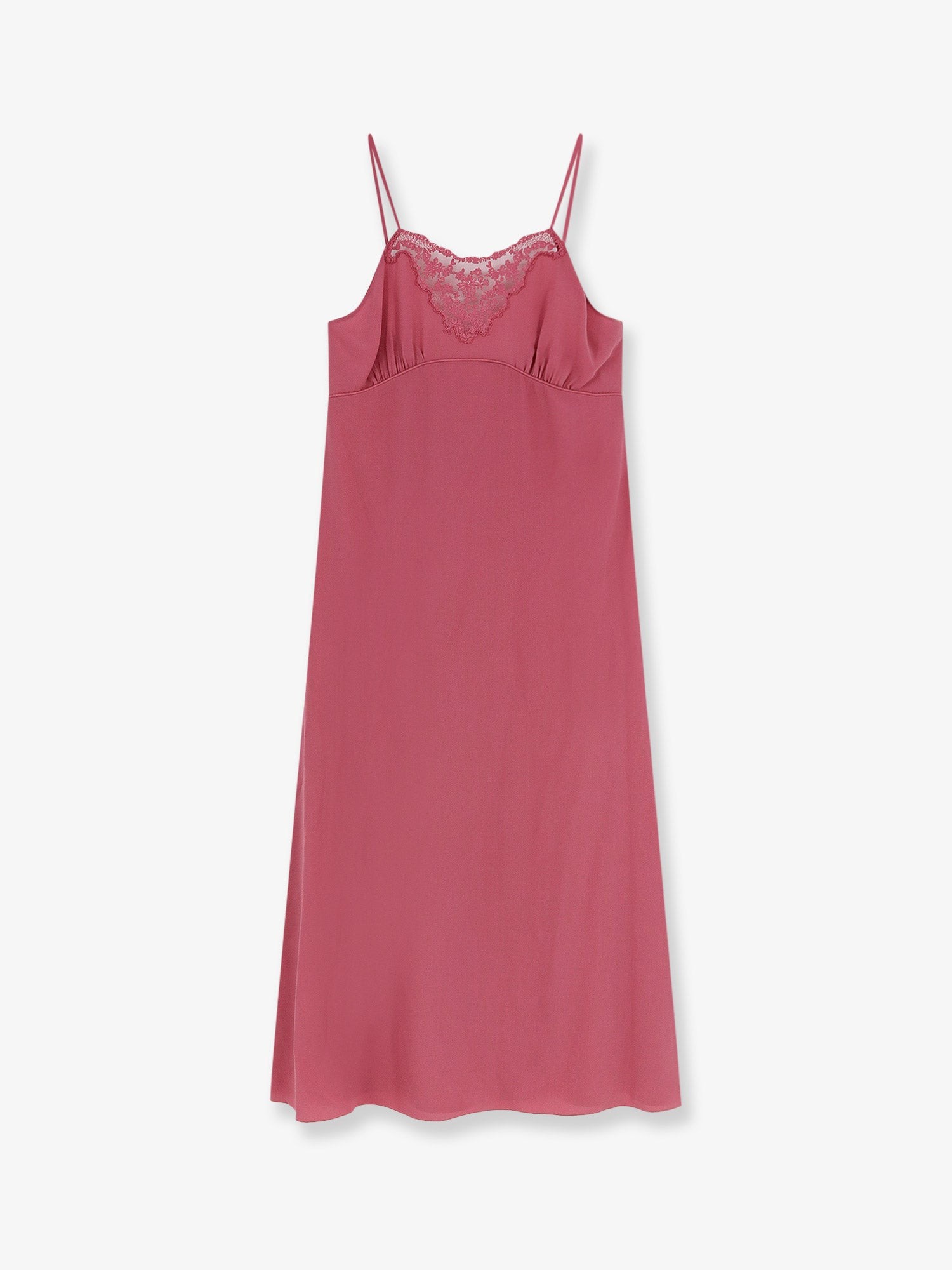 CHLOE' Silk Long Slipdress