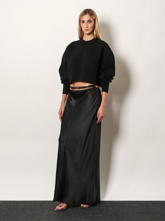 tom ford silk midi skirt Tom Ford Silk Midi Skirt