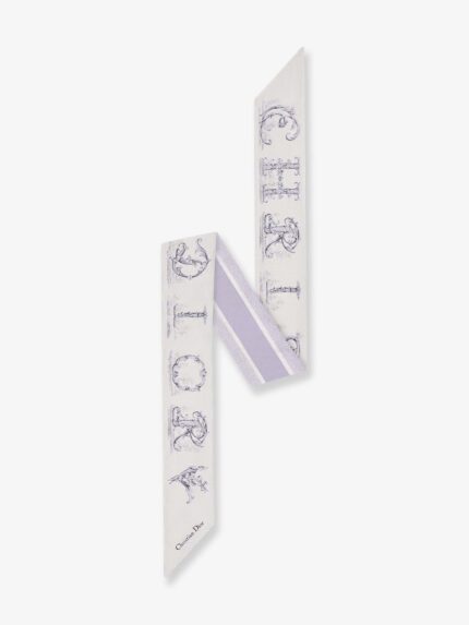 Silk Mitzah Dior Alphabet