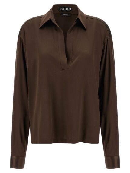 TOM FORD Silk Polo Shirt