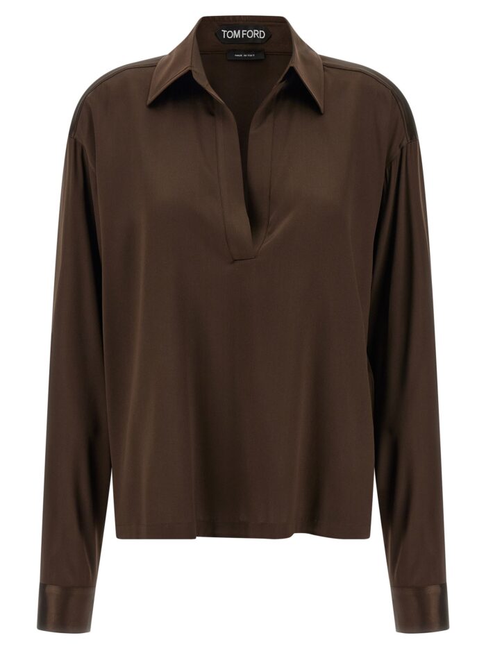 tom ford silk polo shirt TOM FORD Silk Polo Shirt