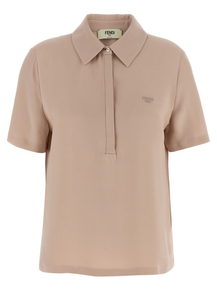 fendi silk polo shirt Fendi Silk Polo Shirt