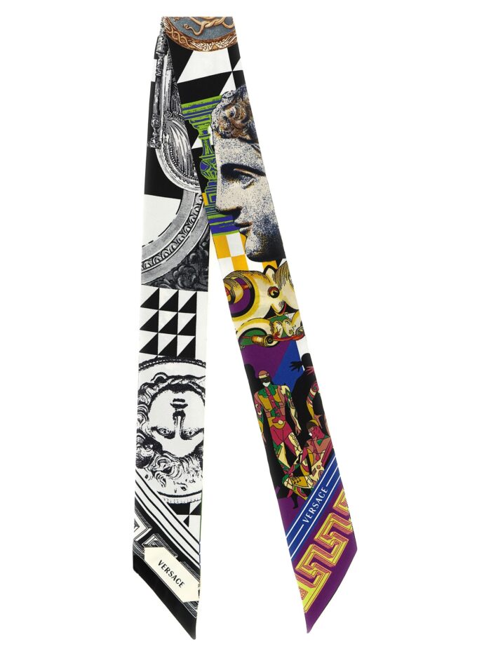 versace silk scarf bandeaux Versace Silk Scarf Bandeaux