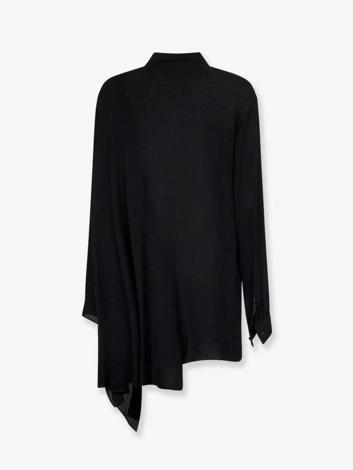 Balenciaga Silk Shirt With Bow