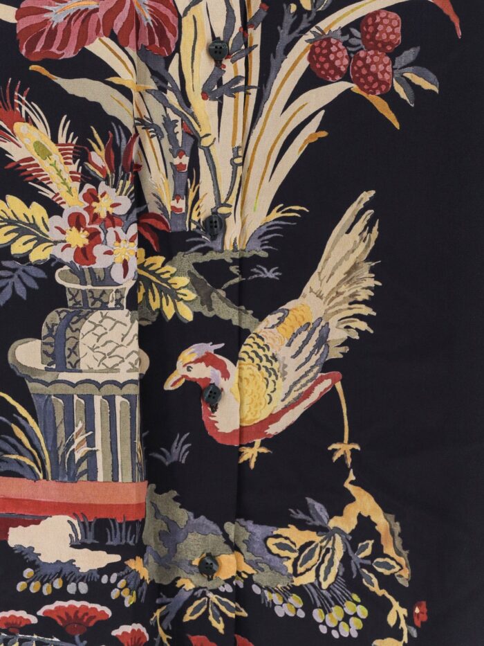 Etro Silk Shirt With Frontal Print