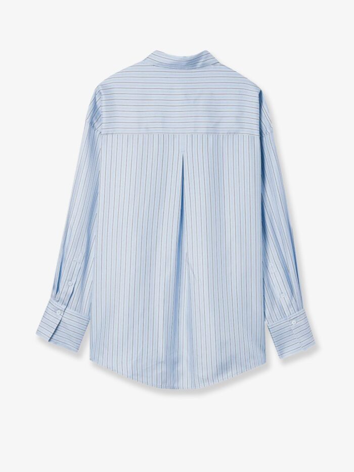 Toteme Silk Shirt With Striped Pattern