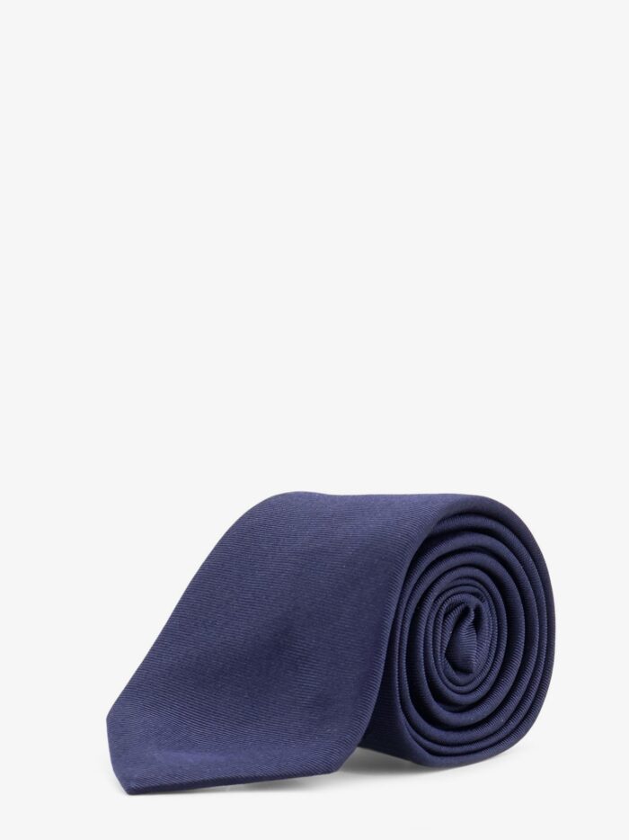 Silk Tie With Dior Oblique Logo Embroidery