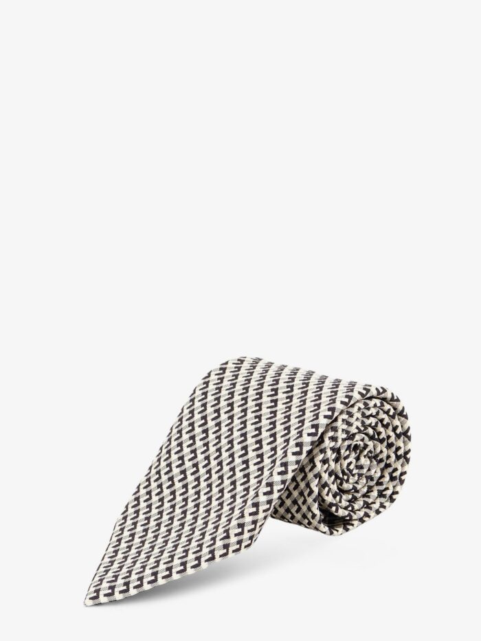 tom ford silk tie with geometric pattern TOM FORD Silk Tie With Geometric Pattern