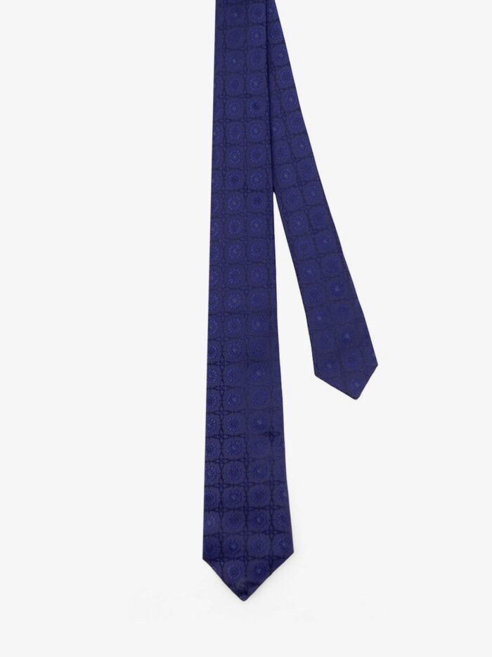 KITON CIRO PAONE Silk Tie With Micro-pattern