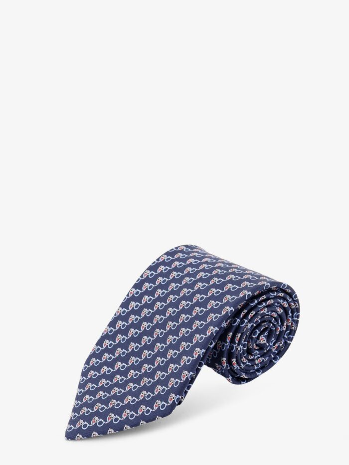ferragamo silk tie with owl print Ferragamo Silk Tie With Owl Print