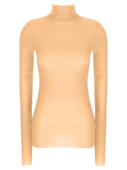 JIL SANDER Silk Turtleneck Top