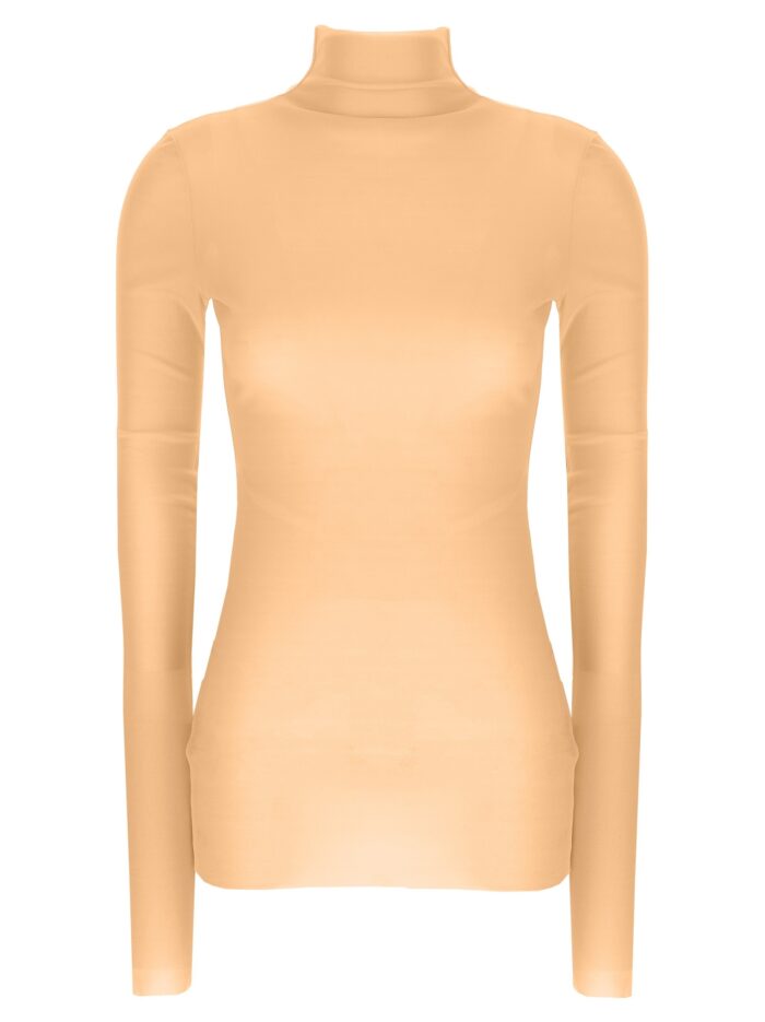 jil sander silk turtleneck top JIL SANDER Silk Turtleneck Top