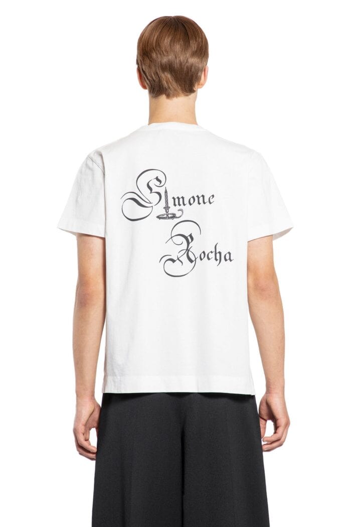 SIMONE ROCHA Candle Logo T-shirt