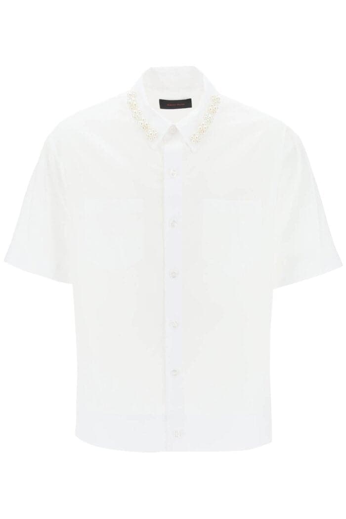 Simone Rocha Oversize Shirt With Pearls