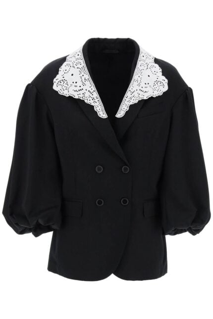 SIMONE ROCHA "oversized Blazer With Lace