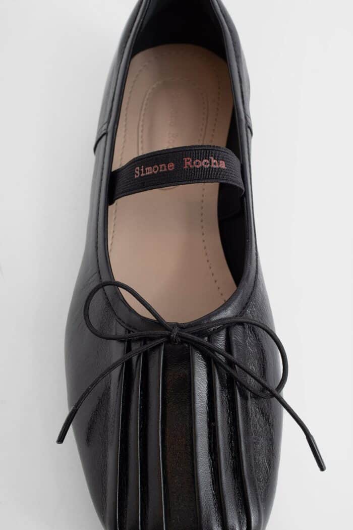 SIMONE ROCHA Pleated Classic Ballerinas