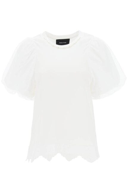 Simone Rocha Puff Sleeve A-line T-shirt