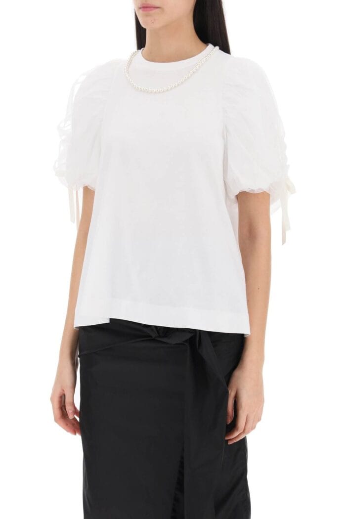 SIMONE ROCHA Puff Sleeves T-shirt