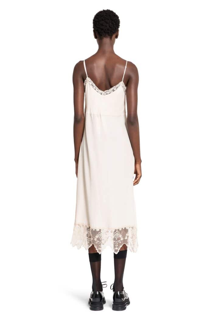 SIMONE ROCHA Slip Dress With Lace Trim