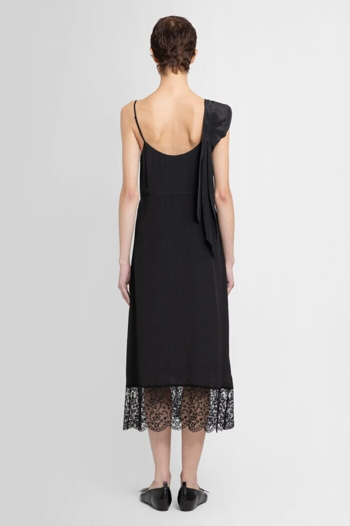SIMONE ROCHA Slip Dress With Pressed Rose