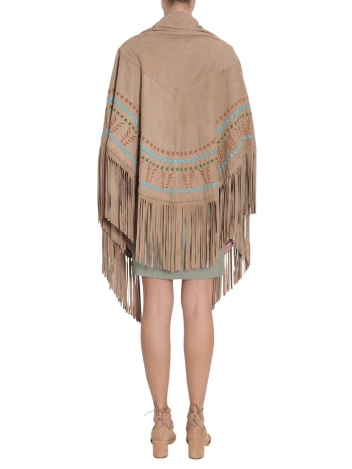 SIMONETTA RAVIZZA SUEDE SHAWL
