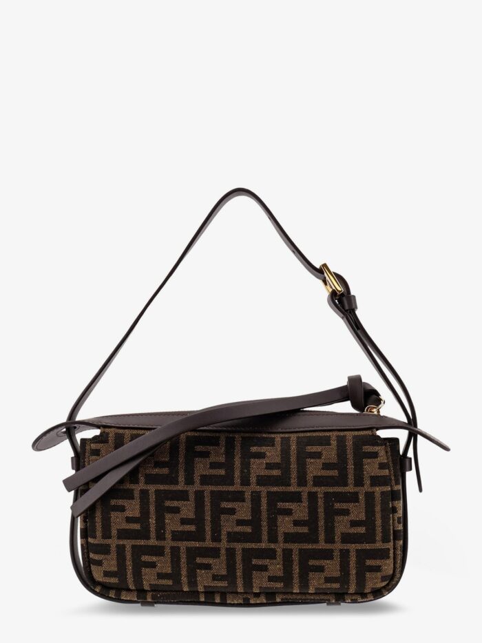 Simply Fendi Mini FFjacquard Fabric Shoulder Bag