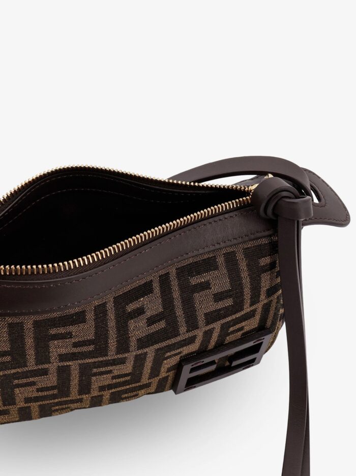 Simply Fendi Mini FFjacquard Fabric Shoulder Bag