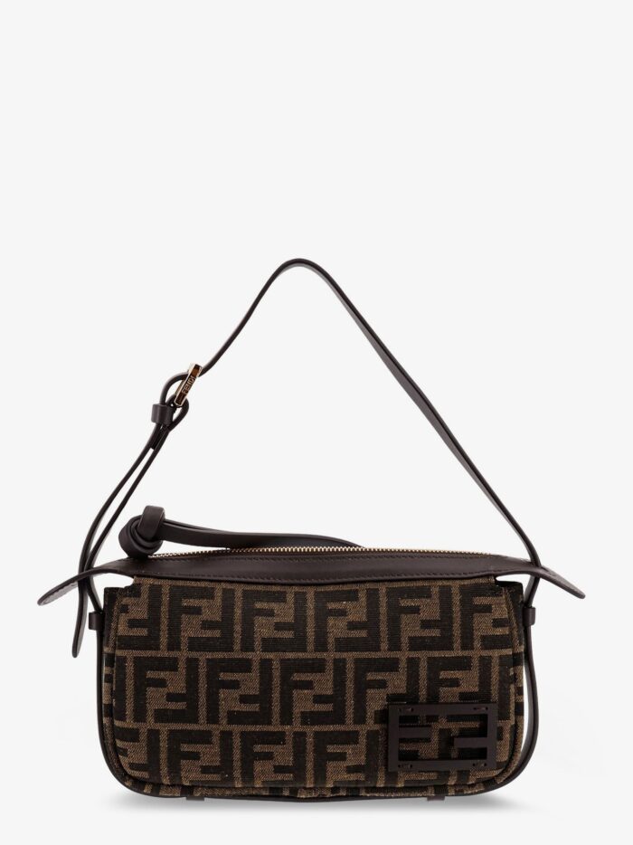 Simply Fendi Mini FFjacquard Fabric Shoulder Bag