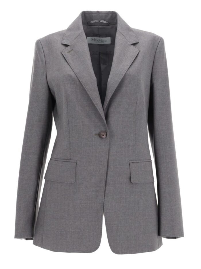 max mara single breasted blazer Max Mara SINGLE-BREASTED BLAZER