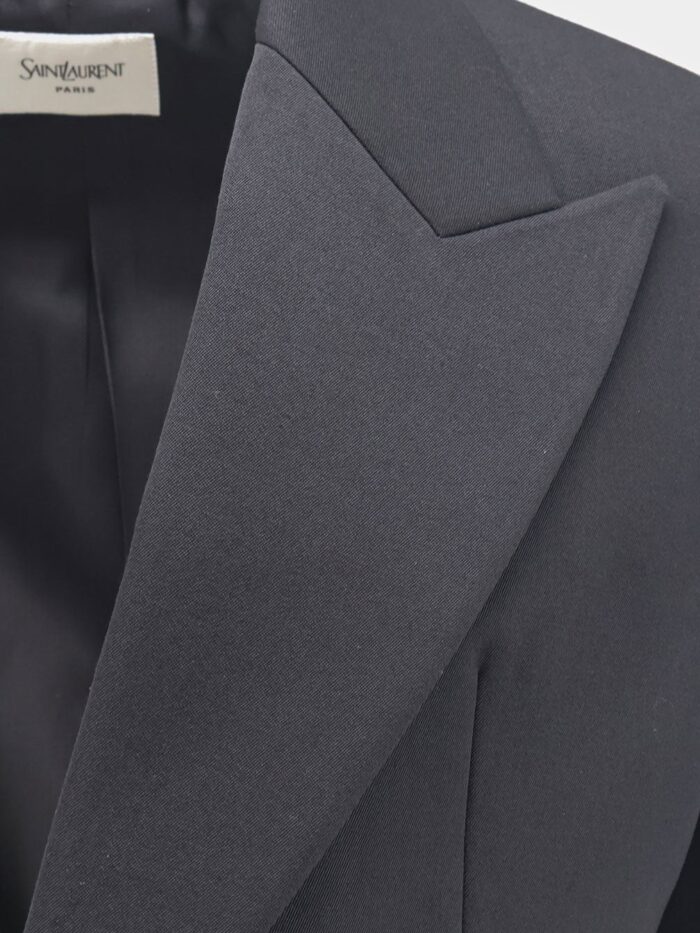 Saint Laurent Single-breasted Certified Wool Blazer