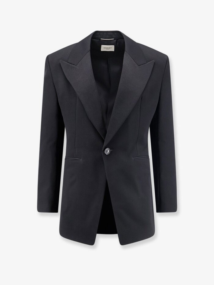 Saint Laurent Single-breasted Certified Wool Blazer