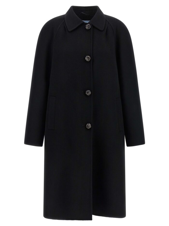 prada single breasted coat PRADA Single-breasted Coat